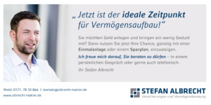 Jetzt ist der ideale Zeitpunkt für Vermögensaufbau!